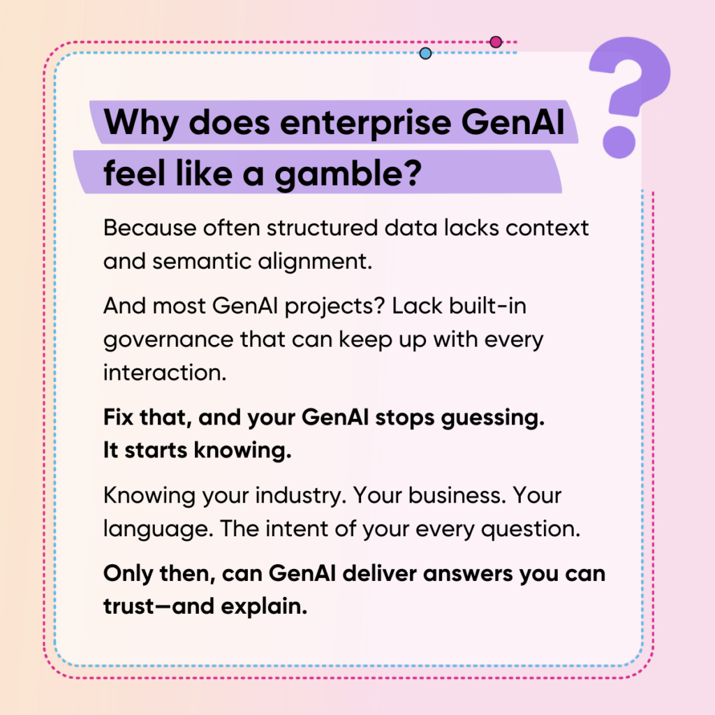 Why does enterprise GenAI feel like a gamble? 